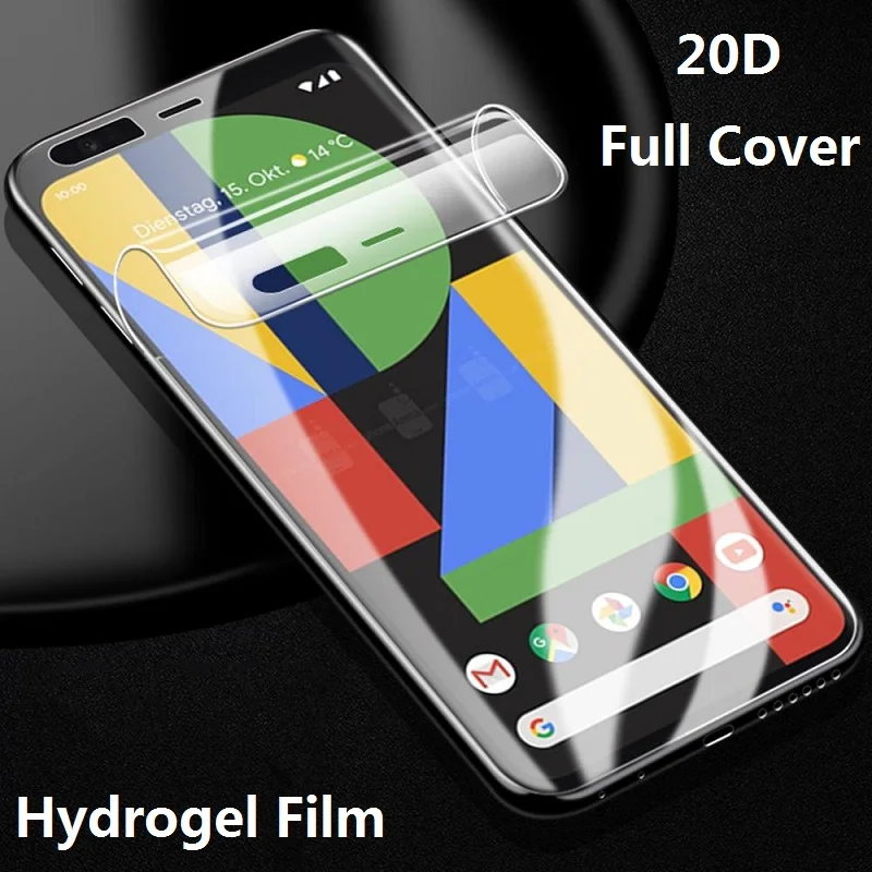 Гидрогелевая пленка для защиты экрана Googel Pixel 4 XL мягкая защитная Google не стекло |