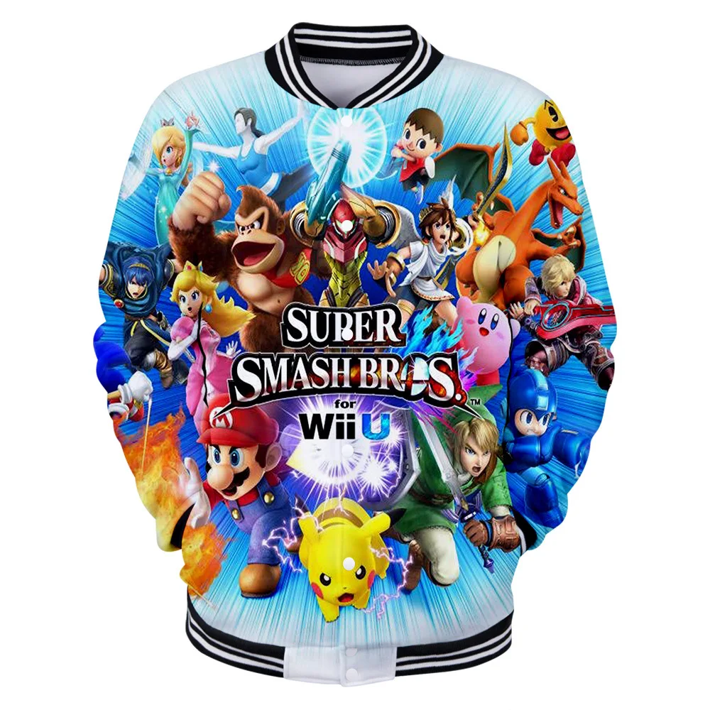 Япония популярная игра звезда беспорядок ведро Super Smash Bros 3D спортивная бейсбольная форма