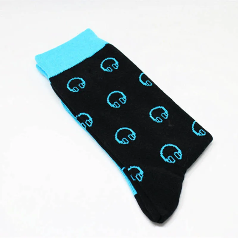 Креативные высококачественные модные счастливые мужские носки в стиле Харадзюку, дышащие забавные носки для скейтборда с фруктами, Calcetines Hombre - Цвет: 14
