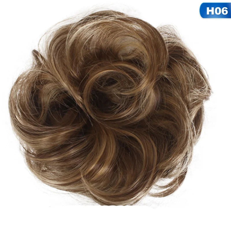 Кудрявые грязные пучки волос кусок скручивание Updo покрытие волосы для наращивания настоящие как человеческие