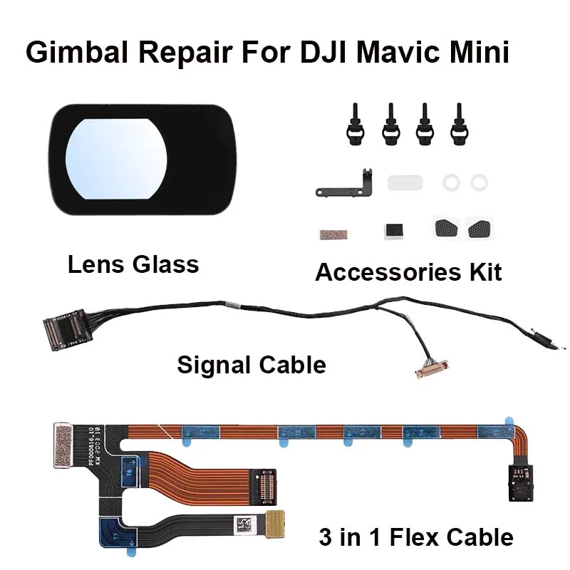 USA Gimbal Camera Lens Glass Replacement for DJI Mavic Mini Drone Repair Parts