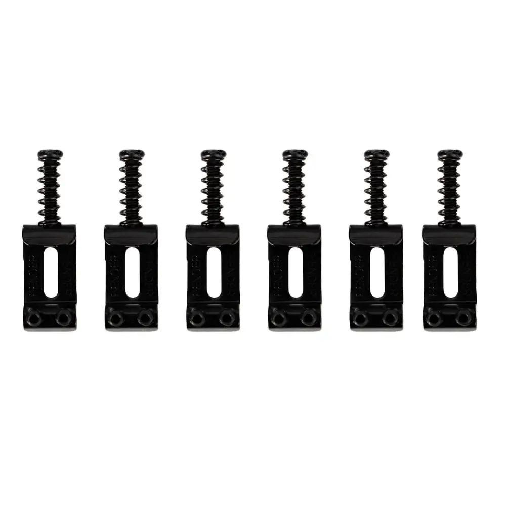 

6 Pack Roller Tremolo Bridge Saddles for Fender Strat Stratocaster and Tele Telecaster Electric Guitars