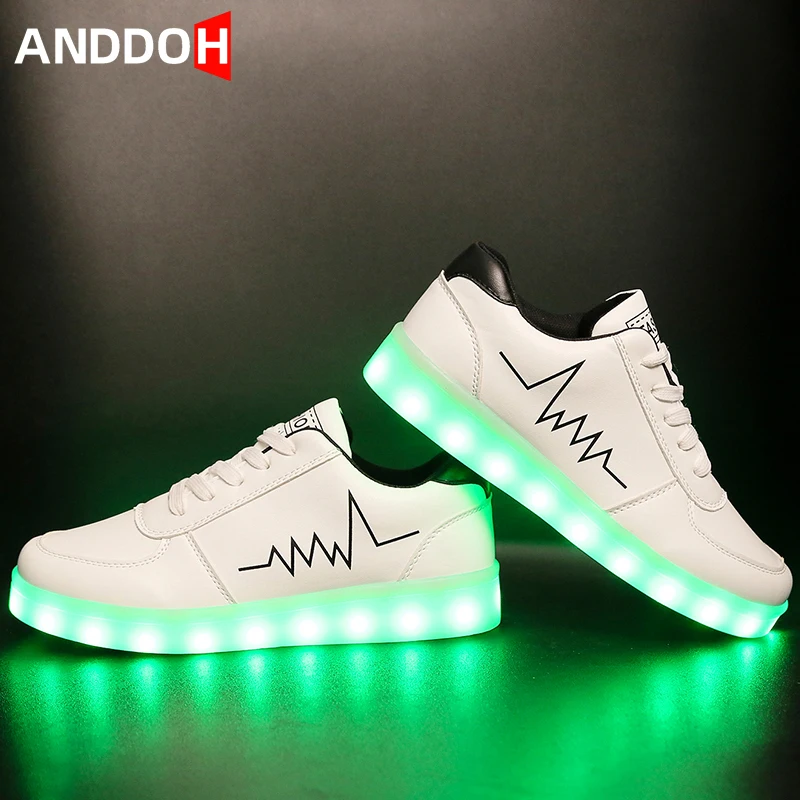 Size 30-41 Children Glowing Casual Shoes Child Sneakers with Luminous Sole Boys Led Light Up |