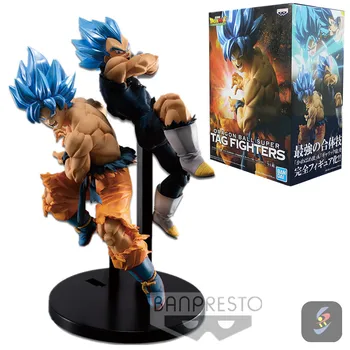 

DRAGON BALL Z DBZ Tag Blue God Goku Vegeta Toys Figures Model Dolls Brinquedos