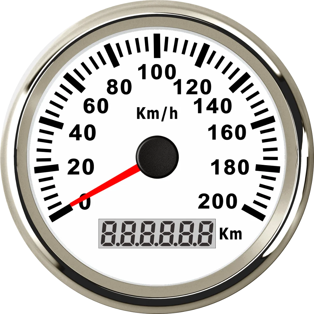 В ковбойском стиле; сезон весна SJ серии DN85mm gps Спидометр 200 км/ч для автомобилей Грузовик лодочный мотор авто с красным Подсветка 12V 24V с gps антенна