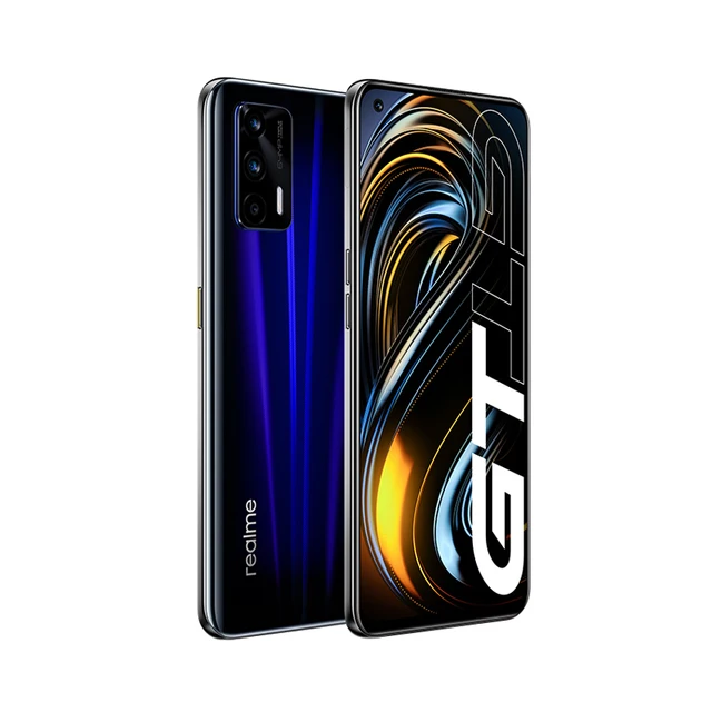 Realme GT 5G NFC Mobile Phones 6.43" Snapdragon 888 Octa Core 4500mAh Battery 64MP AI Triple Cameras Android 11 Smartphones 4