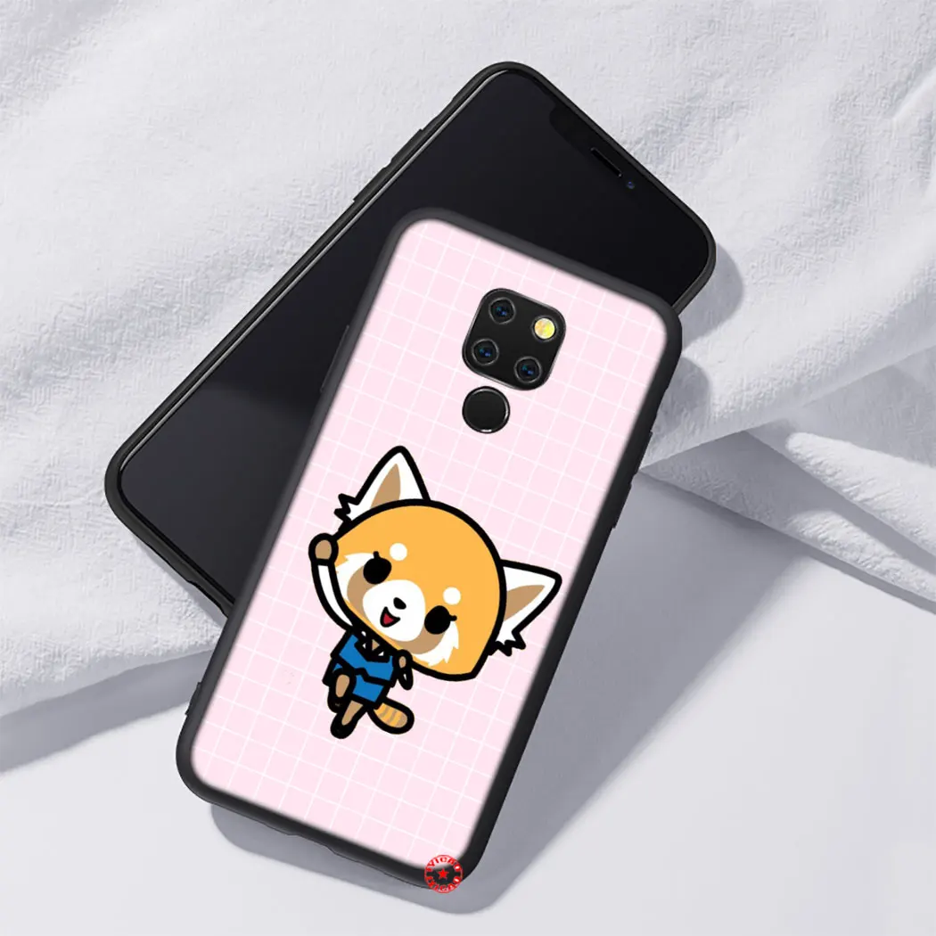 Милый мультяшный Мягкий силиконовый чехол Y5 Aggretsuko для телефона Huawei Mate 30 20 10 Lite Pro