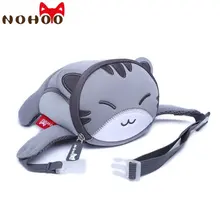 NOHOO поясные сумки для детей, для мальчиков и девочек, с объемным рисунком кота, водонепроницаемые, для малышей, поясные сумки для детей, поясная сумка для ремня