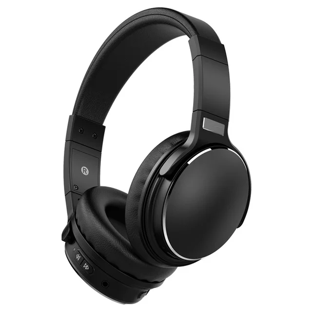 Black Оригинальные Bluetooth наушники H1, складные наушники с активным шумоподавлением, беспроводная гарнитура ANC для Iphone, samsung, просо, наушники - Цвет: Black