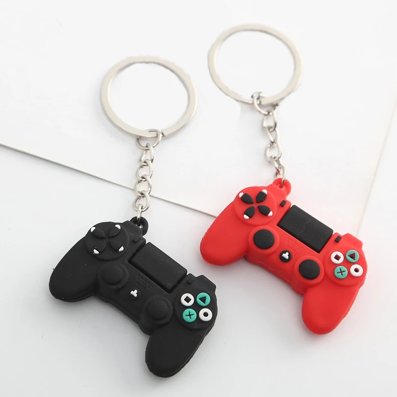 

Cartoon Video Game Handle Keychain Joystick Model Keychains Boyfriend Key Ring Pendant Trinket Accessories Men Gift Key Chain
