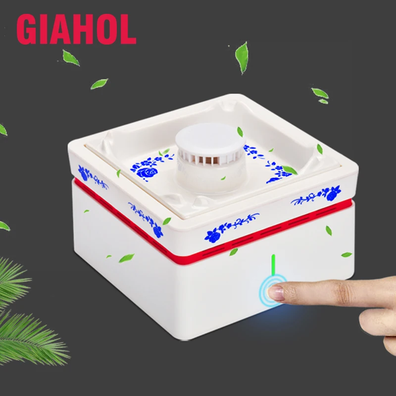 

Ashtray Rechargeable Multi-function Air Purifiers Smokeless Ashtray Secondhand Smoke Air Filter Purifier Air Cleaner for Home ca