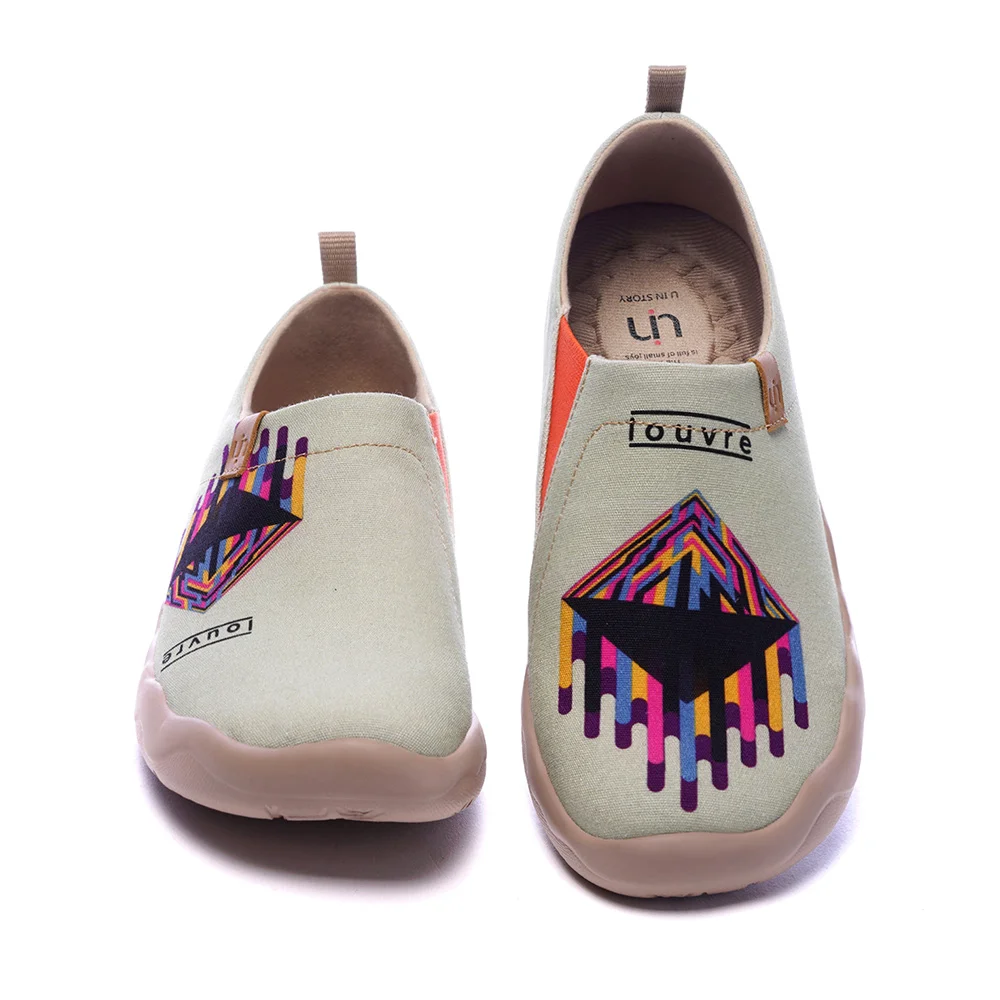 Туфли UIN женские холщовые повседневные лоферы легкие удобные без застежки с