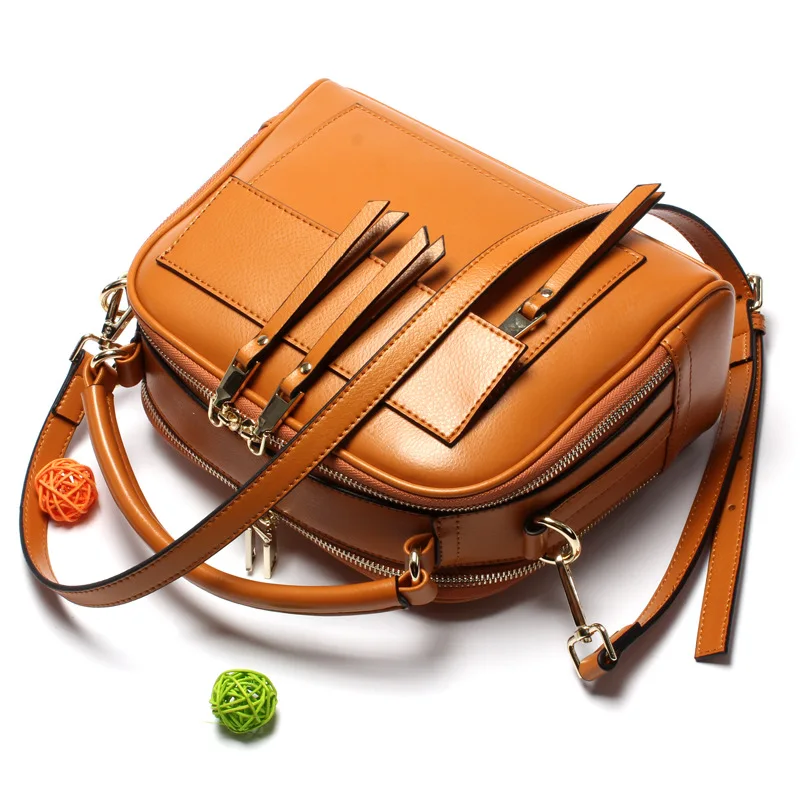 Женские сумки, новинка, высокая мода, простая женская кожаная Ретро сумка в европейском и американском стиле, сумка на плечо