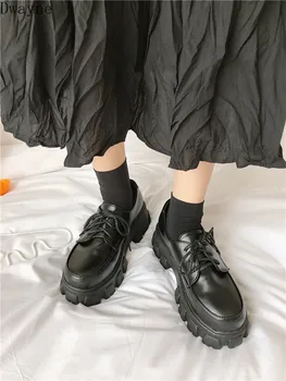 

Female 2019 spring and autumn new Mori girl network red wild tide shoes retro soft bottom England Harajuku single shoes