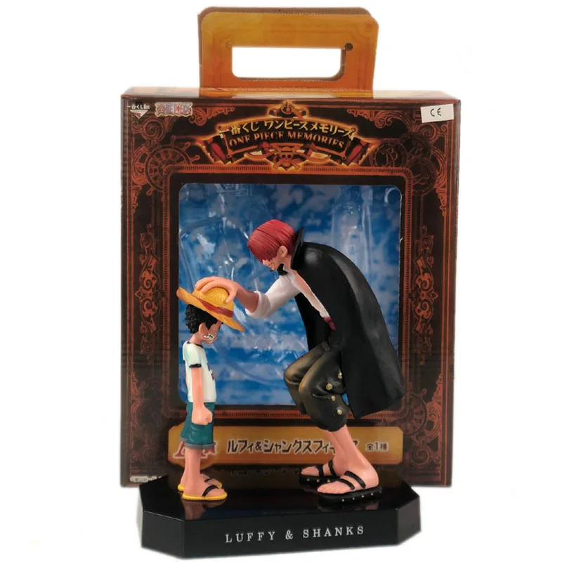 Anime One Piece Memories Luffy Shanks Promise Action Figure Pvc Childhood Luffy Model Toy Father Gift Collectibles 17 5cm Aliexpress