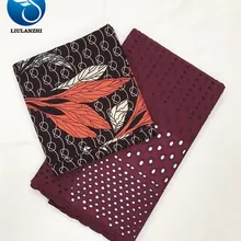 Воск liulanzhi кружевная ткань 3+ 2,5 ярдов настоящая вощеная ткань Анкара и вуаль кружевная ткань для платья цена ML8WR66-ML8WR92