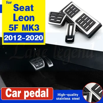

Car Styling Sport Fuel Brake Dead Pedal Cover Set DSG for Seat Leon 5F MK3 2012 - 2020 Auto Accessories Gas Brake Pedal Cover