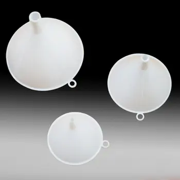 

Three-Piece Multifunctional Plastic Funnel Oil Can Hip Flask Filling Funnel Kitchen Household Oil Funnel