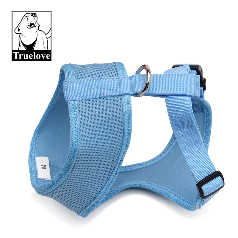 Truelove Breathable Nylon Mesh Dog Harness - Comfortable Walking Gear for Small to Medium Dogs