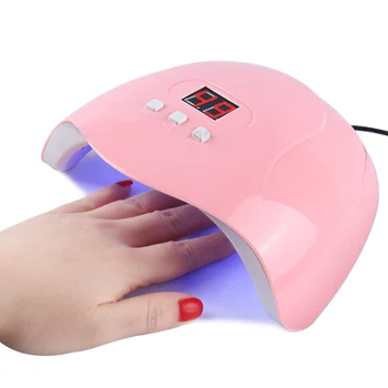 

54W Nail Polish Dryer Lamp LED UV Gel Acrylic Curing Light Manicure Timer LDO99