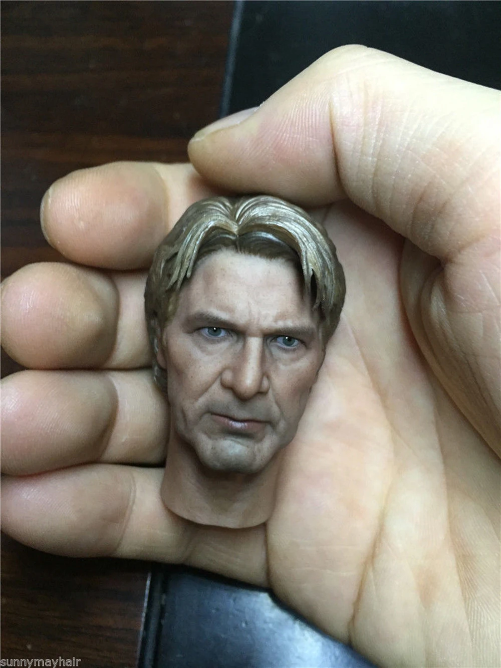 1/6 scale Star Wars Han Solo Harrison Ford Head Sculpt fit 12'' Figure Body 