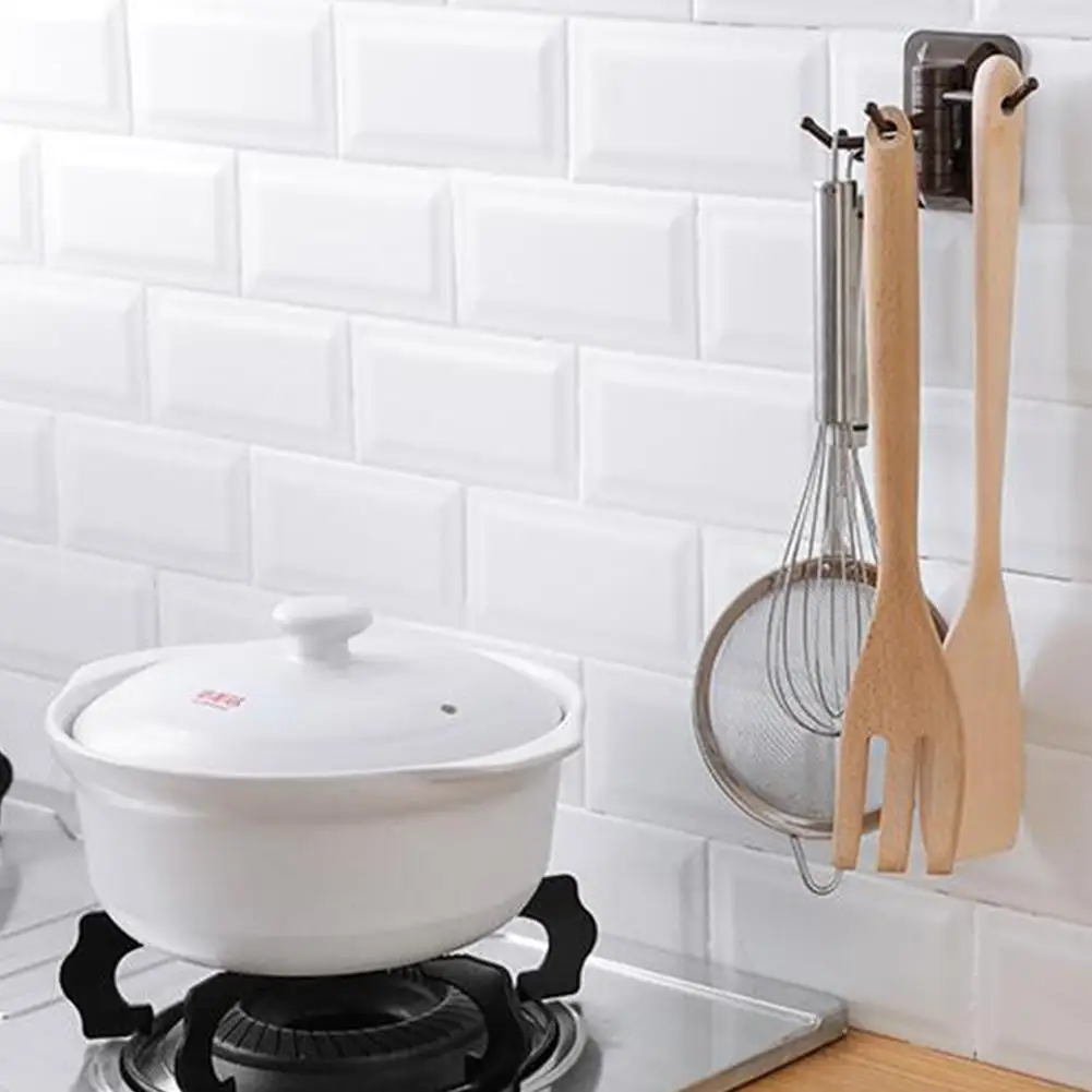 HobbyLane, вращающиеся настенные крючки, вешалка для полотенец, для кухни, ванной комнаты, крючок для хранения, для кухни и ванной комнаты, 7,5X6 см