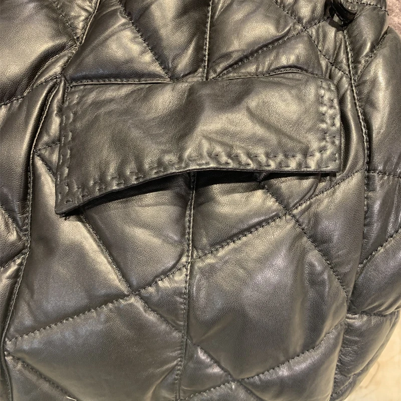 leather jacket storage bag