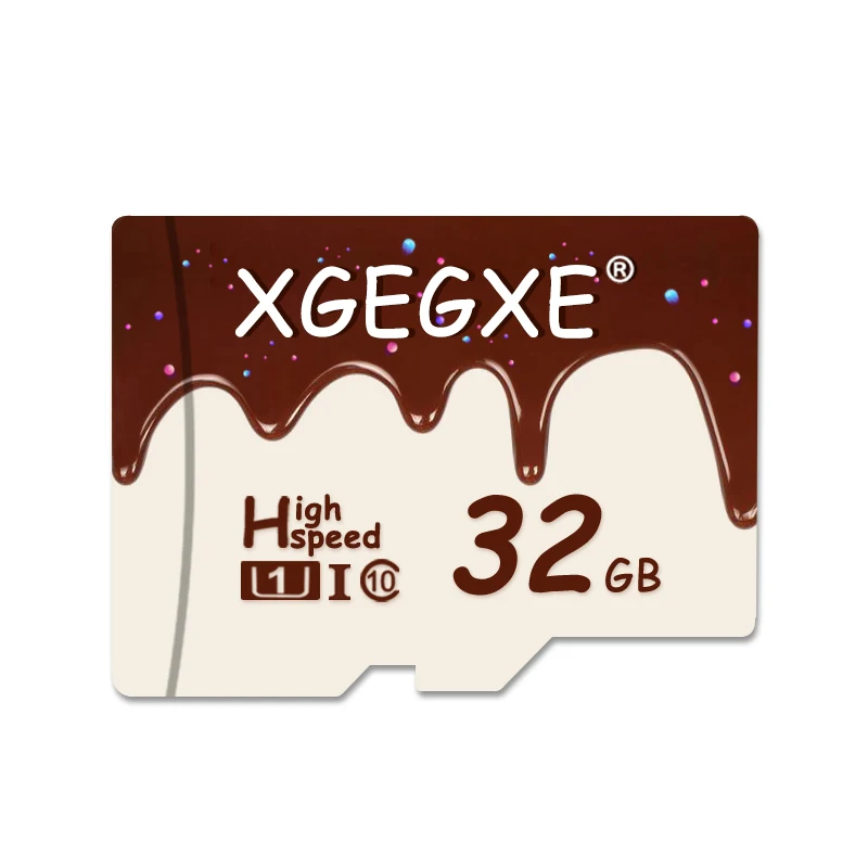 XGEGXE Mini Memory Card 32GB TF Card 64GB Class 10 Chocolate Jam Candy Style High Speed Mini Card 16GB T-Flash Card For Phone - Емкость: 32 Гб