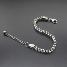 Oulai777, очаровательный браслет для мужчин, нержавеющая сталь, золотая цепочка на руку, серебряные браслеты, мужские аксессуары, хип-хоп ювелирные изделия, подарки для мужчин