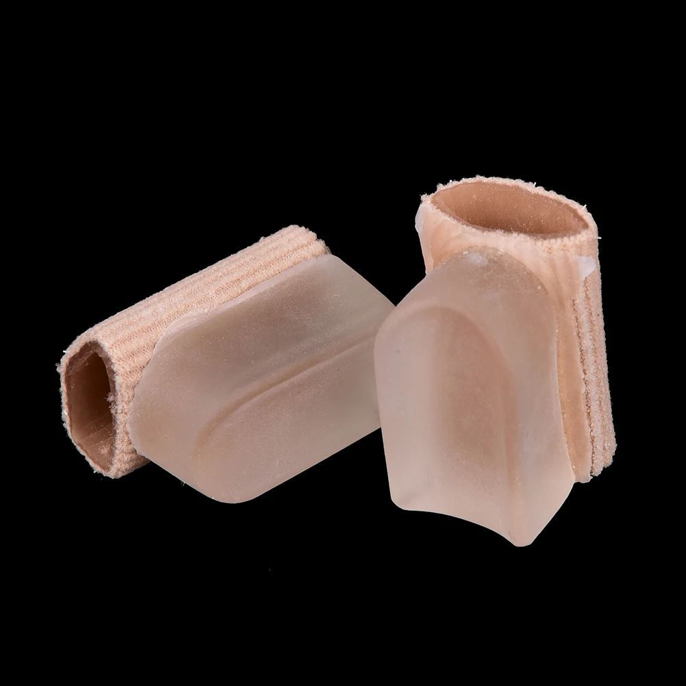 2 шт тканевый гелевый Сепаратор для педикюра Protector Hallux Valgus Pad большой корректор бурсита большого пальца стопы забота о ногах ортопедическая Ортопедия горячая распродажа