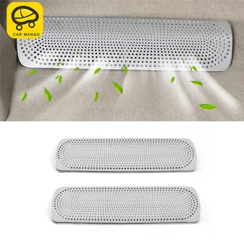 

CARMANGO Car Seat A/C air Vent Outlet Panel Cover Trim Frame Sticker Interior Accessories For Toyota Land Cruiser 200 2016-2018