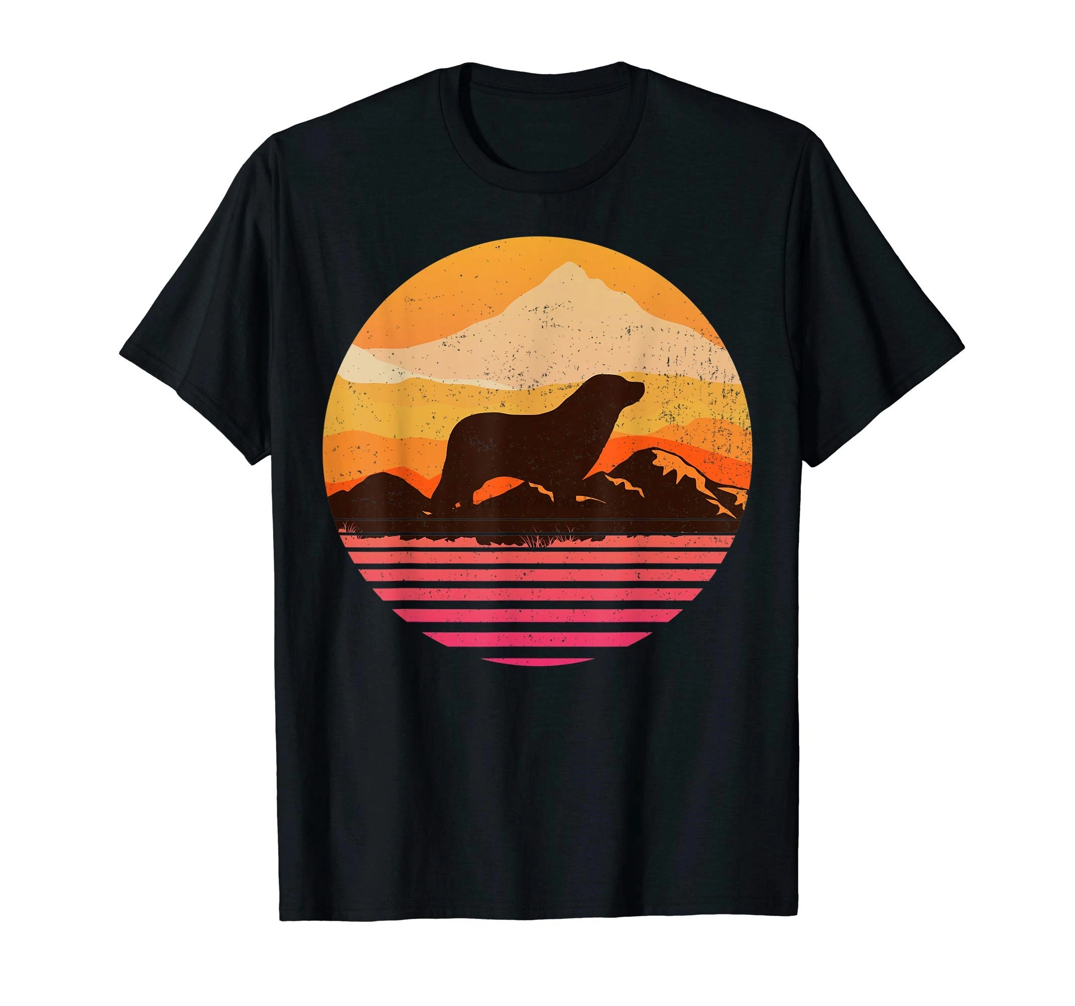 AIDI Sun Mountain Vintage Retro T-Shirt |