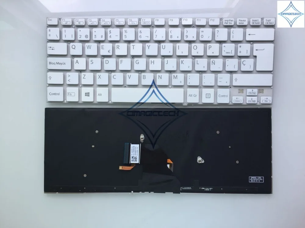 new for Sony SVF14 SVF14E SVF142 SVF143 SVF1441 SVF14214CLB SVF14215CLB SP spanish laptop keyboard teclado with backlit