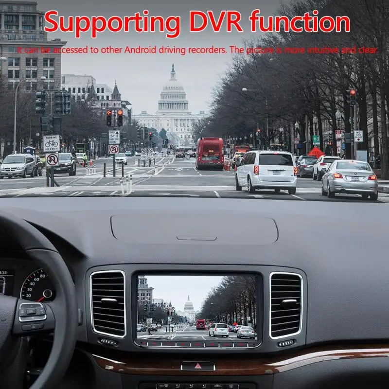 Автомагнитола с GPS навигацией 2 DIN Android 8 1 BT Wi Fi для VW USB автомагнитола