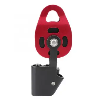 

Climbing Pulley 4KN Aluminium Heavy Duty Single Swivel Rope Pulley Block for 8-12mm Rope Climbing Pulley Portable