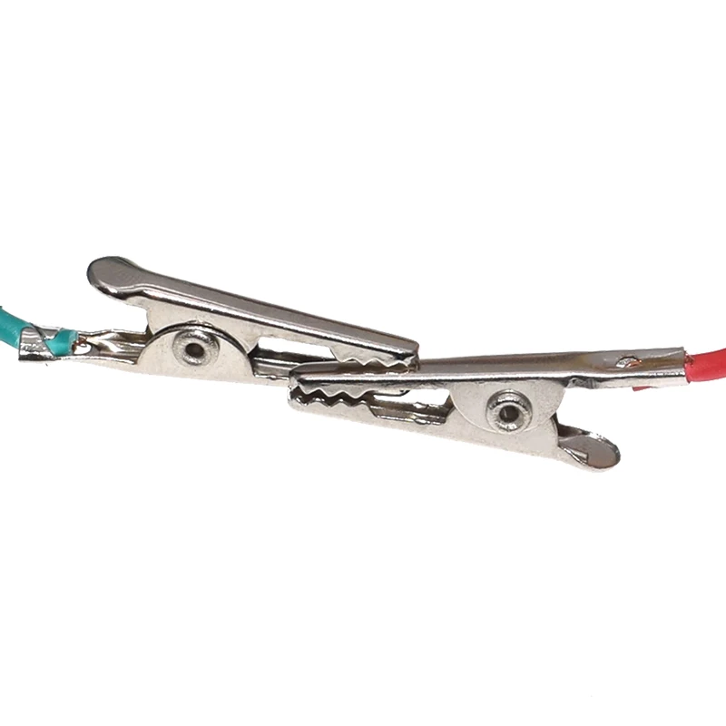 Alligator Clips Electrical DIY Test Leads Double-ended Crocodile Clips Roach Clip Test Jumper Wire 46CM 1Set 10PCS