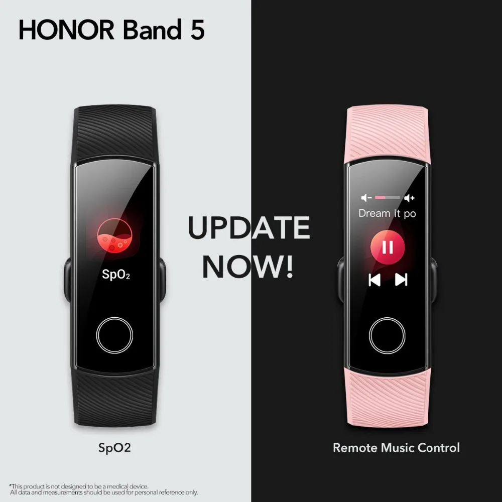 huawei Honor Band 4 Band 5 Smart Wirstband 50m водонепроницаемый фитнес-трекер монитор сердечного ритма во время сна оснастка умный Браслет