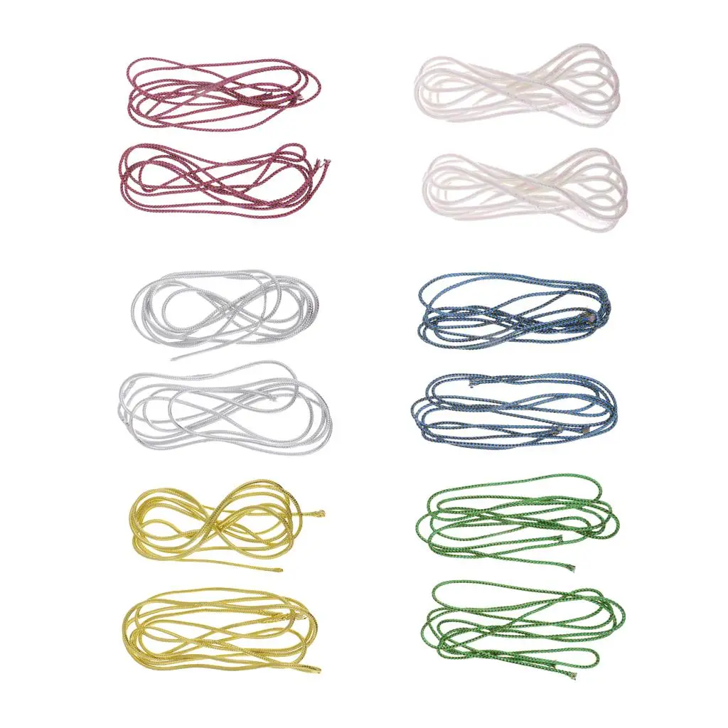 2 Pcs PET Plastic Elastic Mylar Cord Braid Flash Tubing Fly Tying Material High Quality