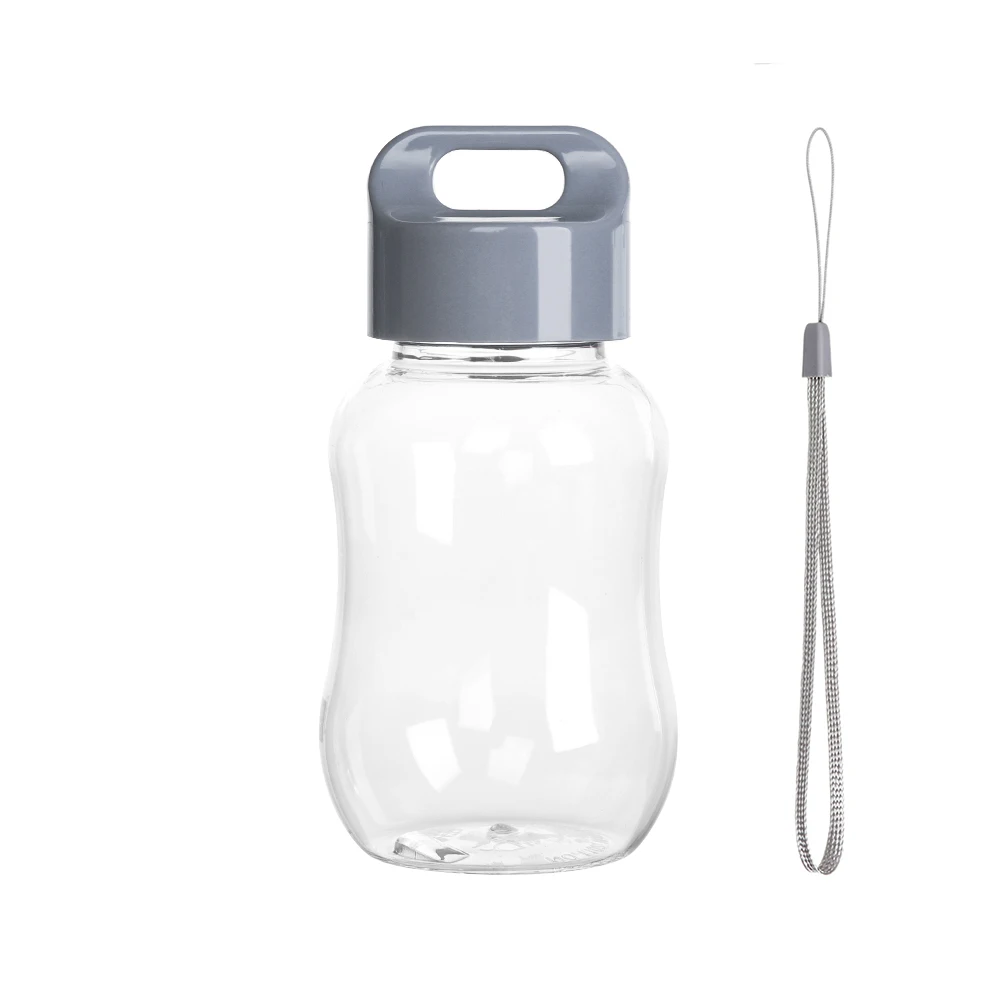 Новая домашняя детская бутылка для воды, креативная пластиковая бутылка для воды с защитой от протечек, Спортивная бутылка для воды, детский стакан для чая, Велоспорт - Цвет: 180ML-grey