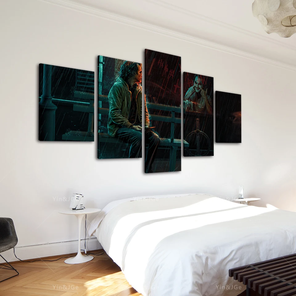 Джокер 2019 постер с фильмом декор для Хэллоуина украшение из фильма Настенная