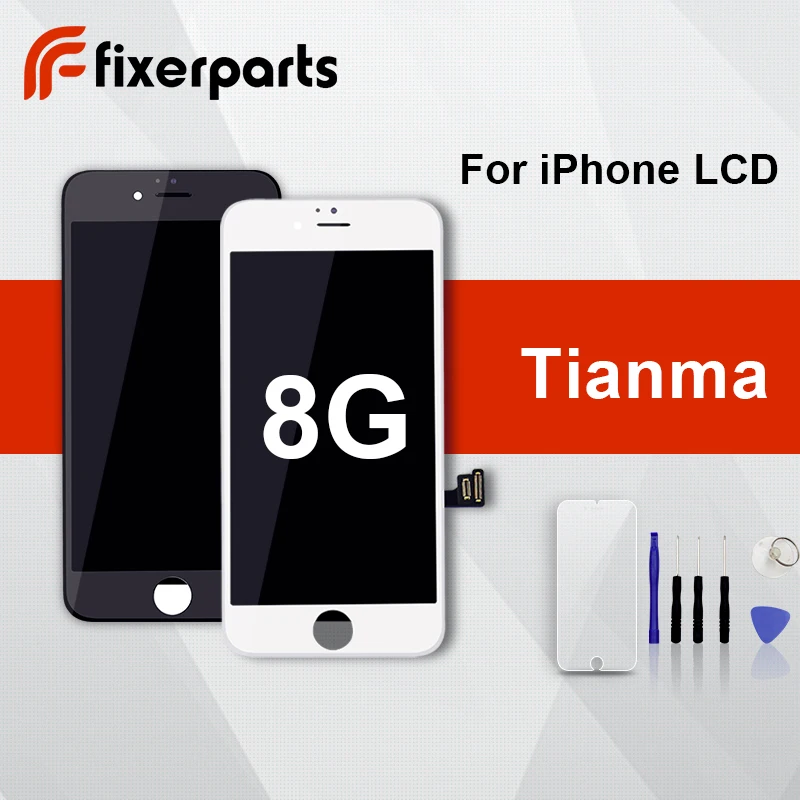 1 шт. TM качественный ЖК-дисплей для iphone 8 8p дисплей сенсорный экран дигитайзер