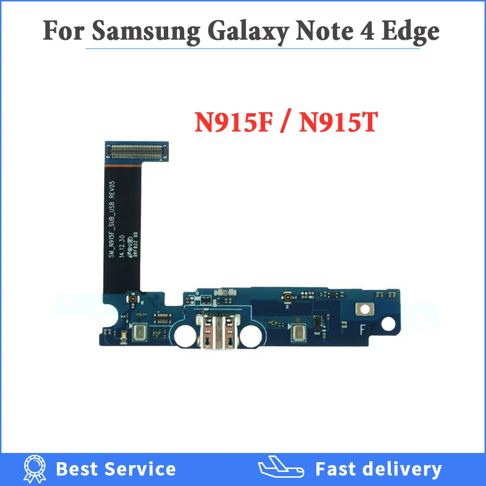 Высокое качество док-коннектор, зарядный порт гибкий кабель для samsung Galaxy Note 4 Edge N915F N915T запасные части для samsung