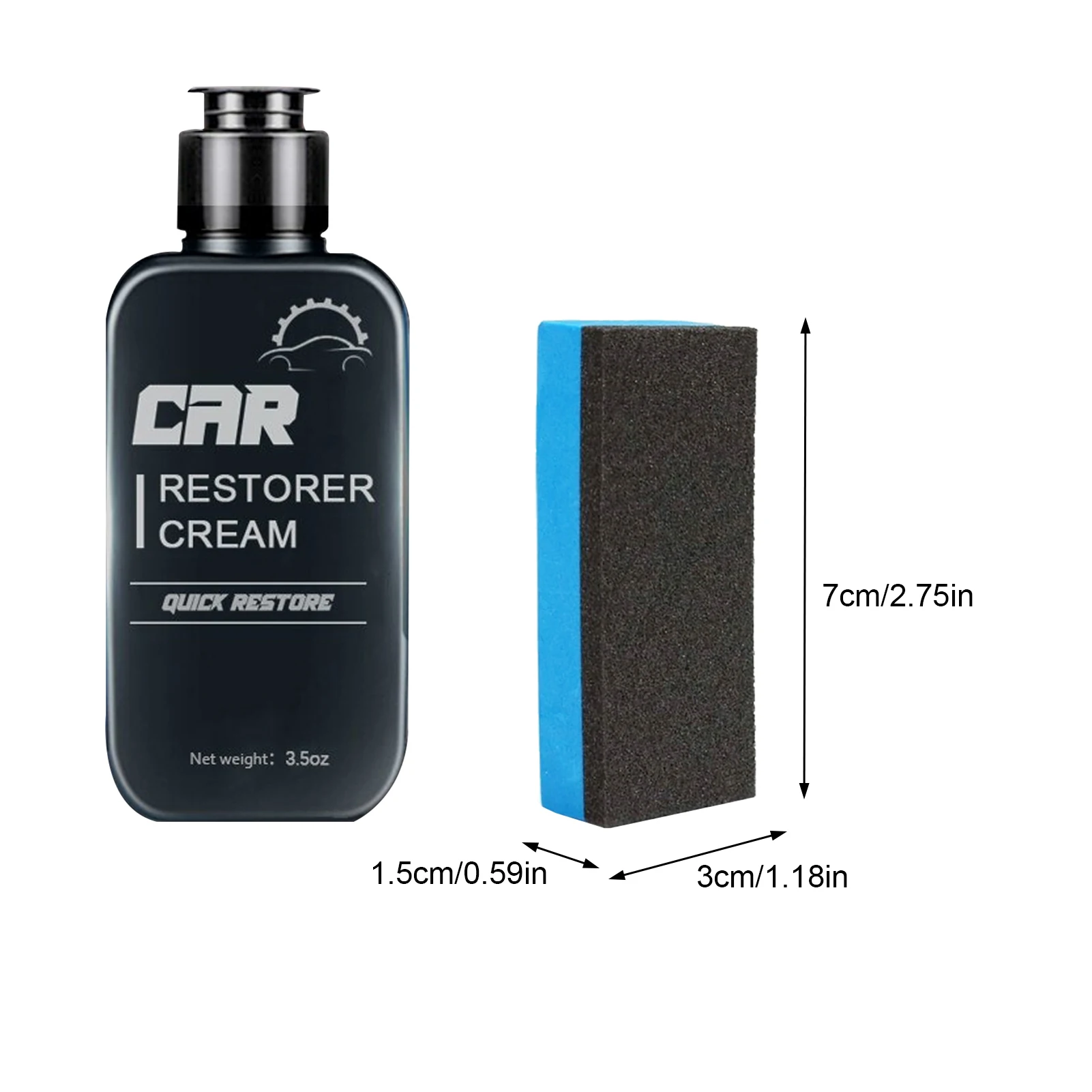 Auto Leather Plastic Refurbishment Paste Car Restorer Cream Plastic