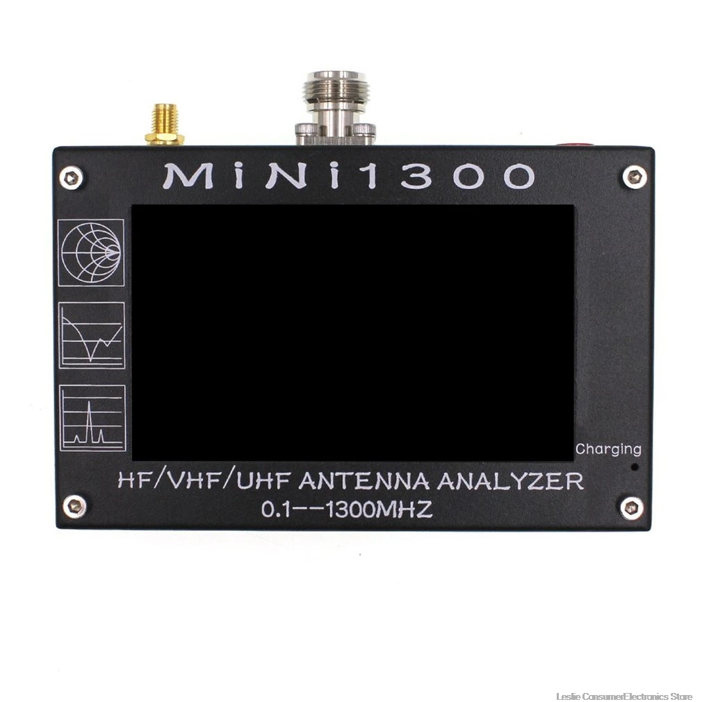UV+ HF Mini1300 4," сенсорный ЖК 0,1-1300 МГц 13.GHz HF/VHF/UHF ANT SWR антенна анализатор метр+ аккумулятор
