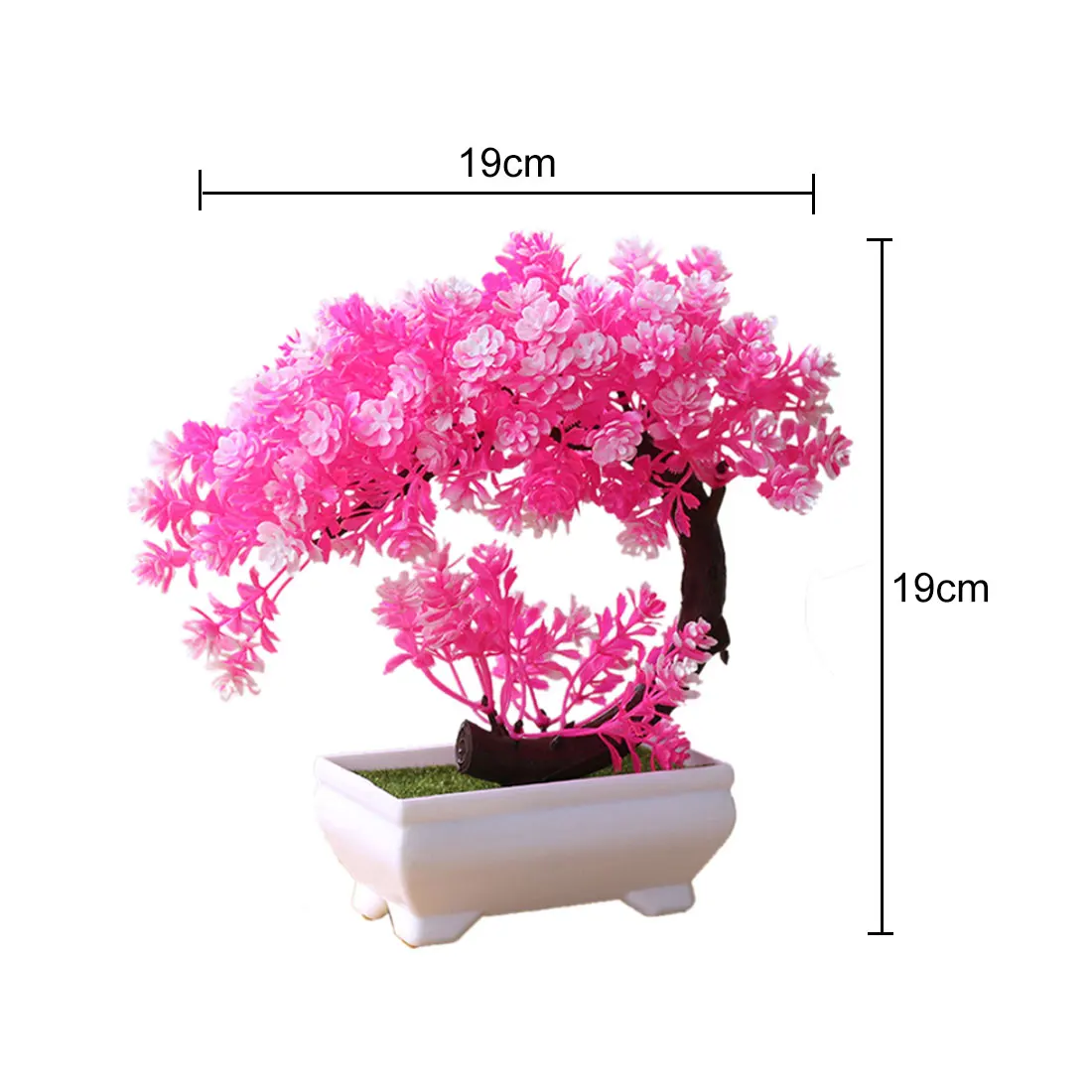 Lotus Style Pink 2 29 стилей Маленькие искусственные растения бонсай дерево горшок растения поддельные цветы украшения в горшках для украшения дома отель сад Декор - Color: Lotus Style Pink 2