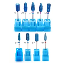 Вольфрамовая сталь Сплав шлифовальная насадка для ногтей дрель Электрический фреза для ногтей Маникюр Педикюр аксессуары для ногтей Инструменты