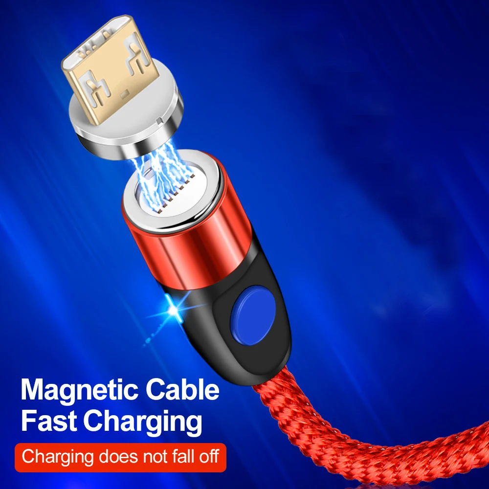 Marjay 1 м 2 м Магнитные кабели Micro Usb шнур для зарядки Быстрая зарядка 3A Microusb Кабели для передачи данных для мобильного телефона магнитные Usb кабели