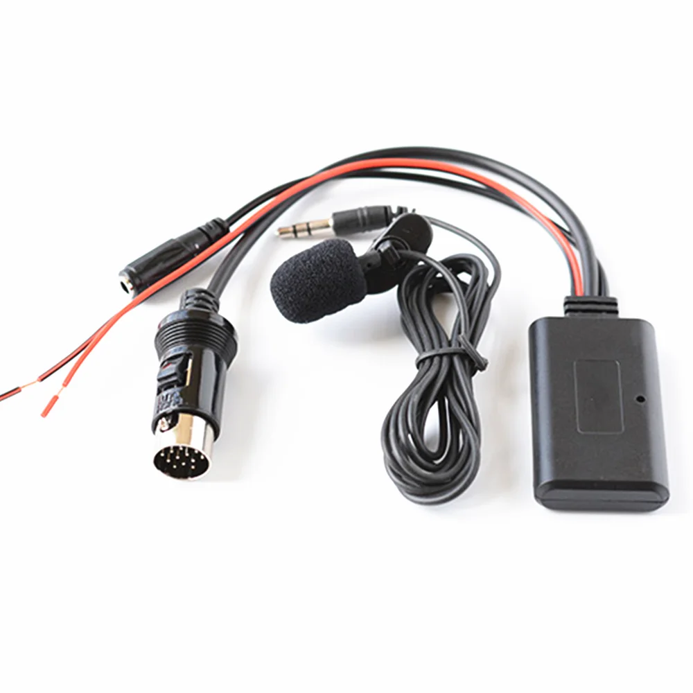 Adaptador auxiliar Bluetooth para coche, dispositivo de Audio inalámbrico llamadas telefónicas, manos libres, micrófono para Kenwood, CD estéreo de 13 pines|Cables, adaptadores y enchufes| - AliExpress