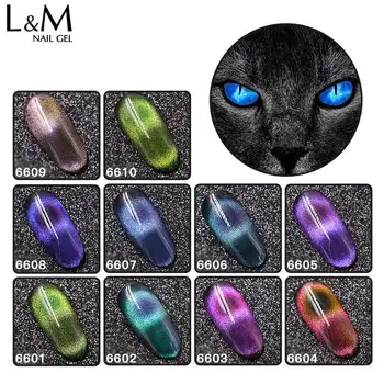 

ibdge 9D Cat Eye series Nail Gel Polish UV LED Gel Nail Magnetic Art 10ml 3 pcs /lot Nails gel soak off