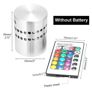 

Creative LED Bedside Lamp Wall Lamp Corridor Aisle Lights Home Light-Up Outdoor Eco-Friendly RGB Acrylic Light Controlled